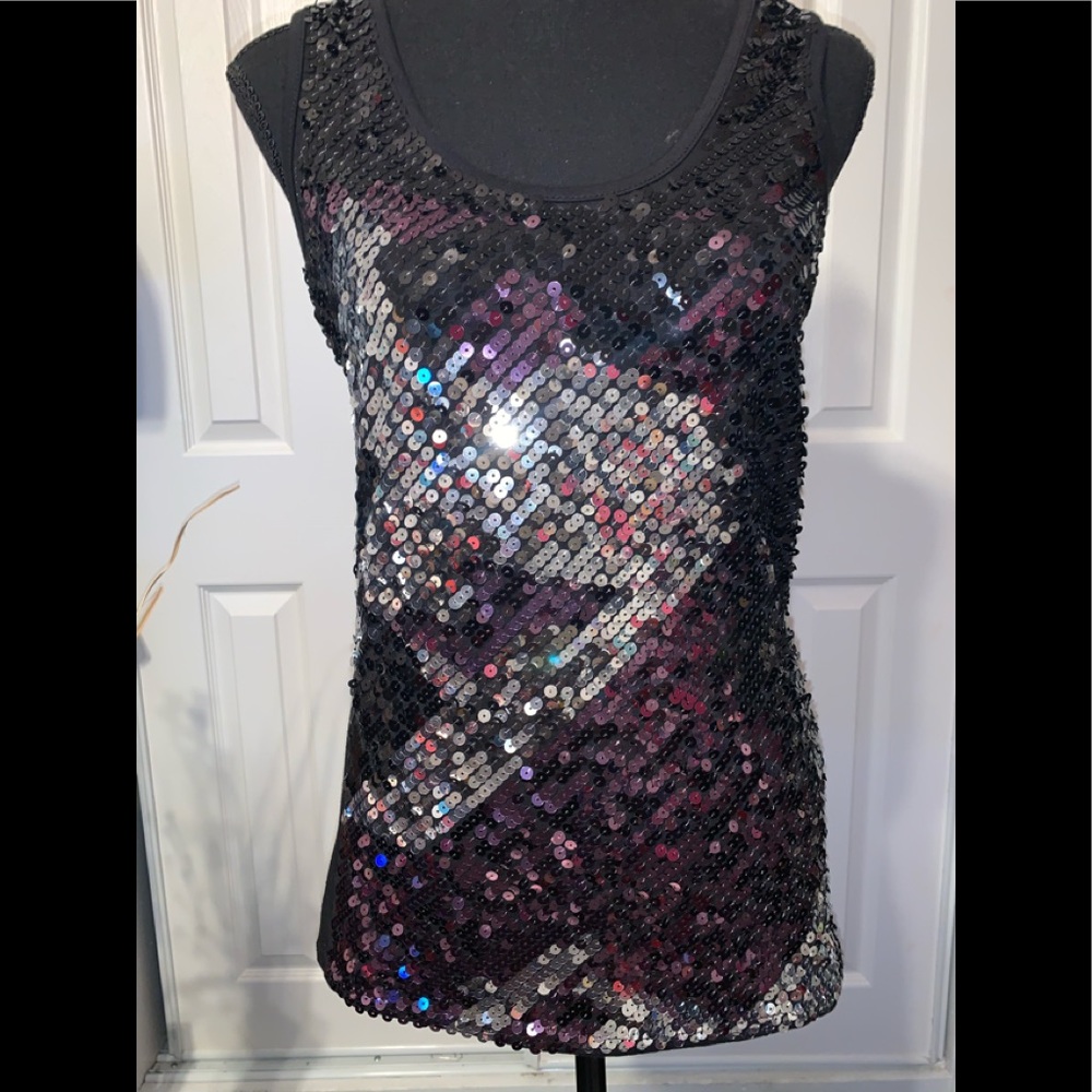 Sequin tank top